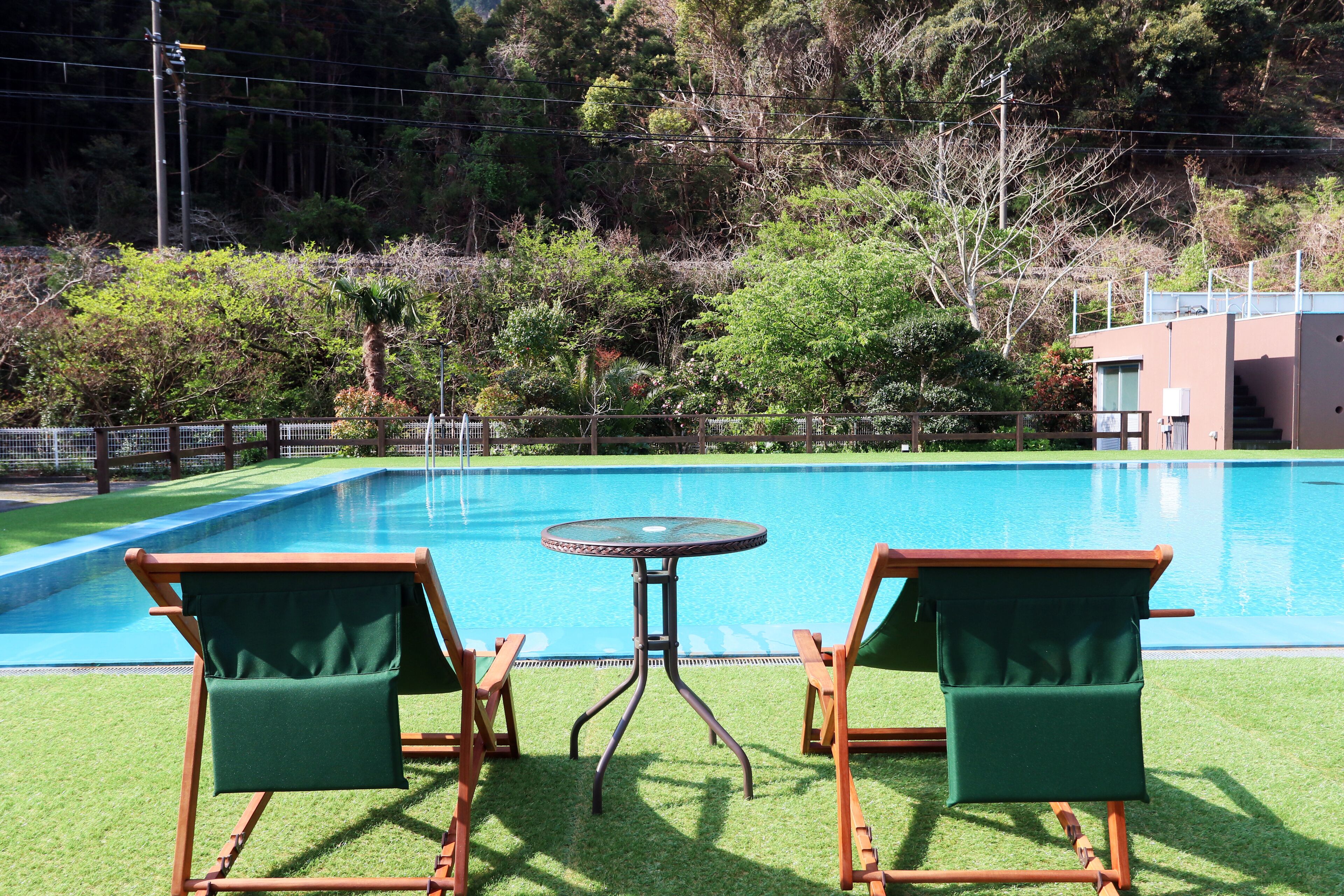 Bar à beira da piscina