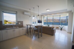 Apartment, 1 Bedroom | Living area - Loggos view apartments (Kefalonia)