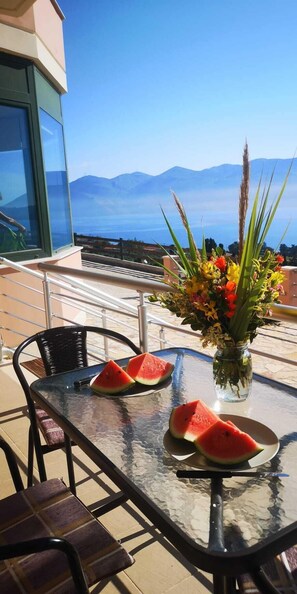Apartment, 1 Bedroom | Terrace/patio - Loggos view apartments (Kefalonia)