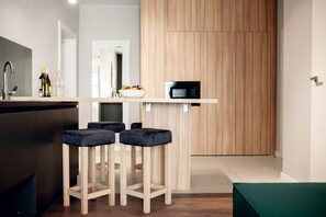 Comfort-Apartment | Wohnzimmer | Flachbildfernseher