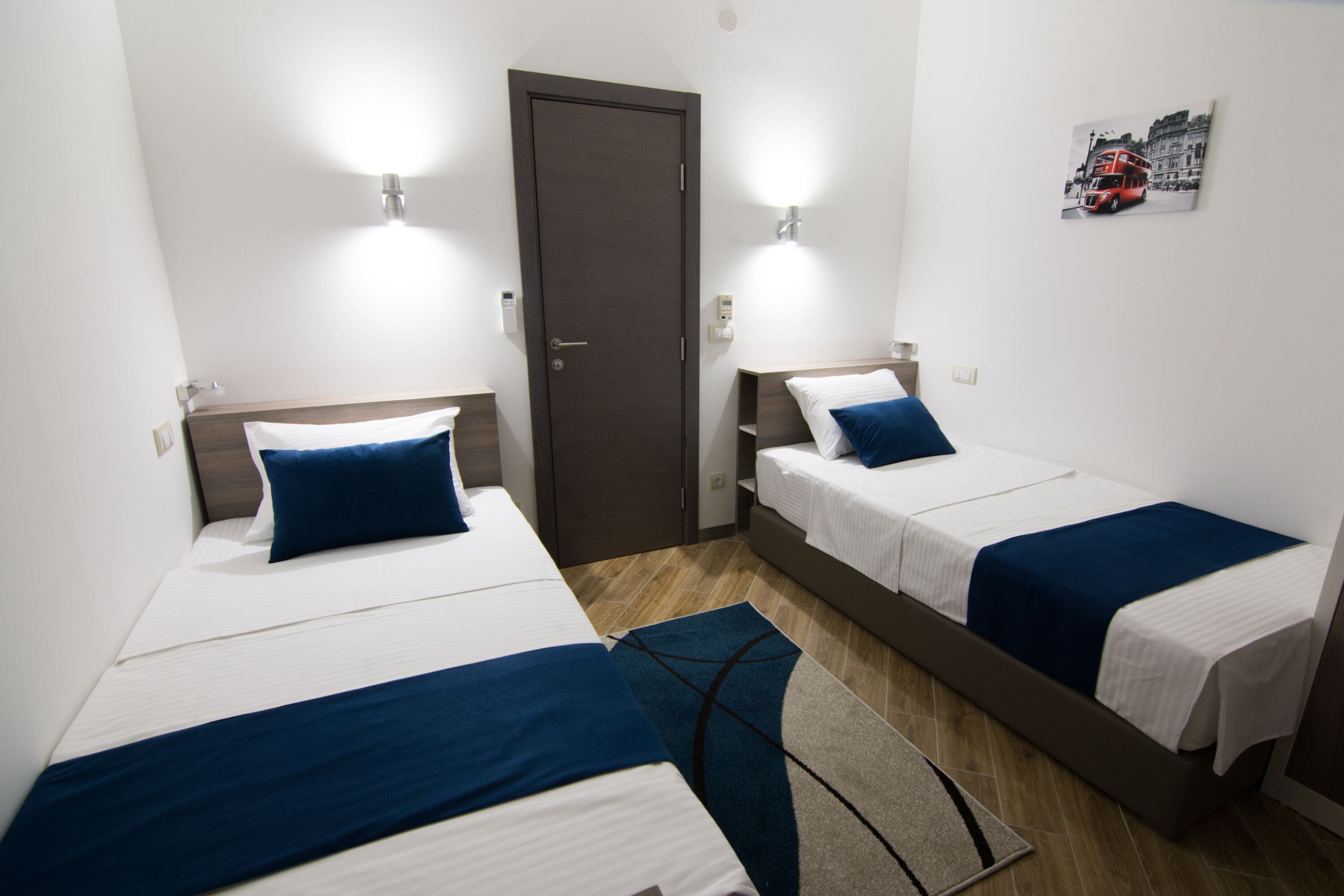 standard twin room | premium bedding, minibar, in-room safe, desk