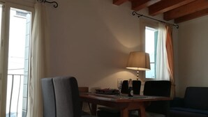 Apartment, 1 Bedroom (San Marco) | Living area | TV - Casa Genoveffa (Venice)