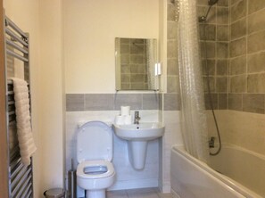 Free toiletries, hair dryer, towels, shampoo