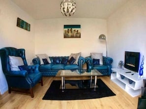 Casa de ciudad de lujo | Sala de estar | Televisión de pantalla plana 