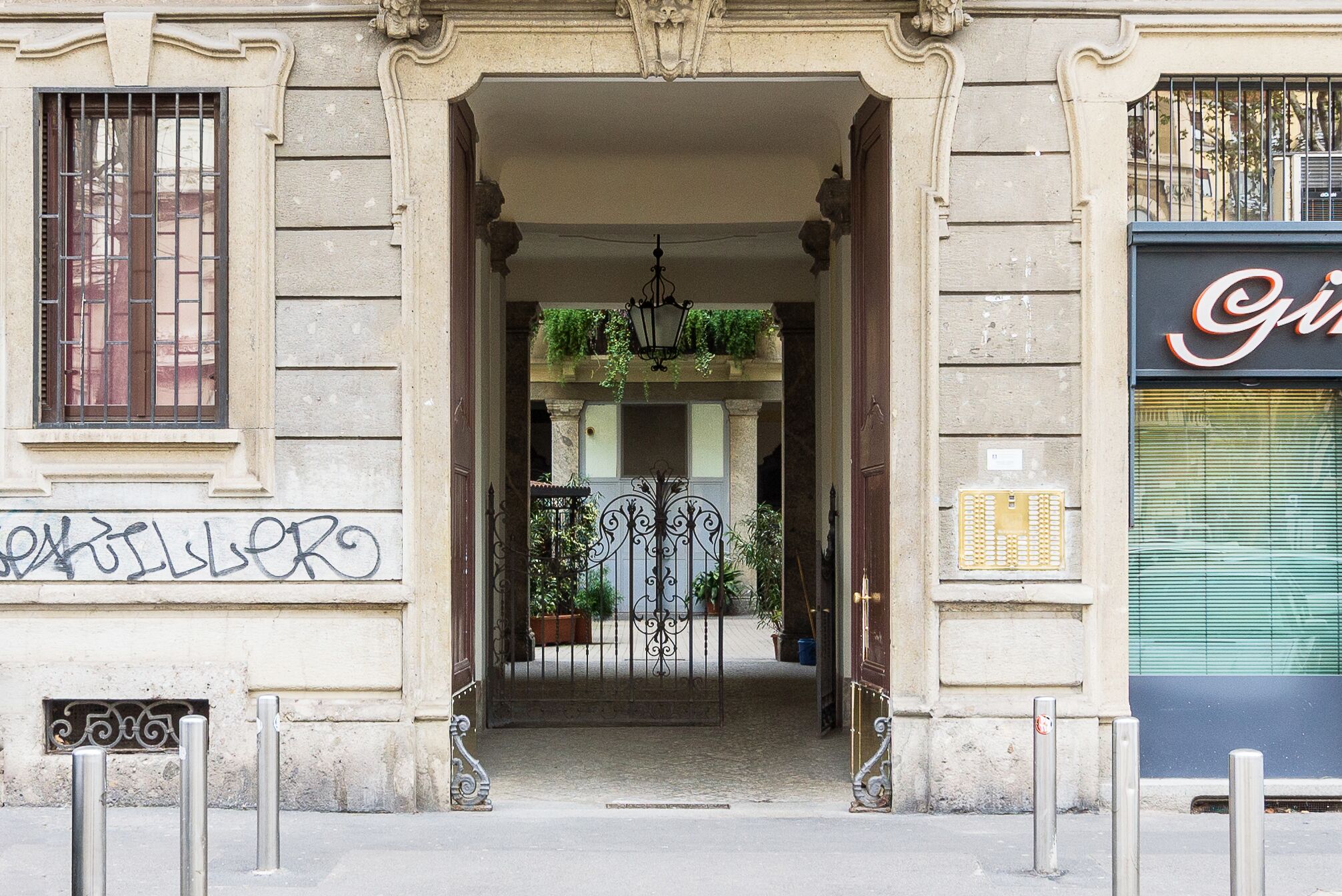 Entrada da propriedade