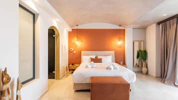 1 habitación y ropa de cama de alta calidad