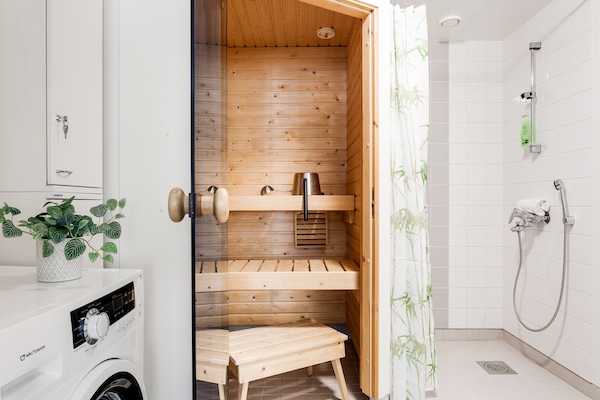 Standard Apartment, 2 Bedrooms, Sauna | Bathroom