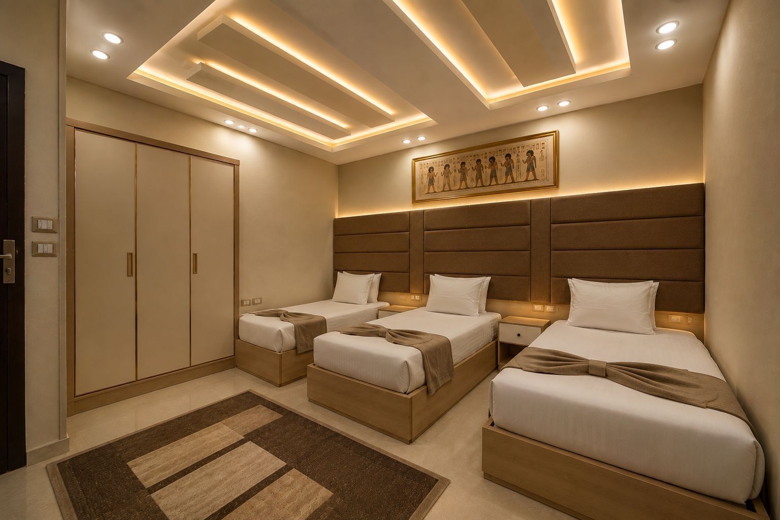 Ropa de cama de alta calidad y minibar con artículos gratuitos 