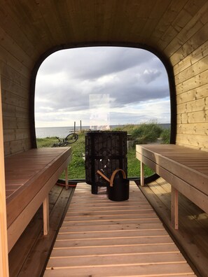 Sauna - Midnattsol rom og hytter (Andoy)