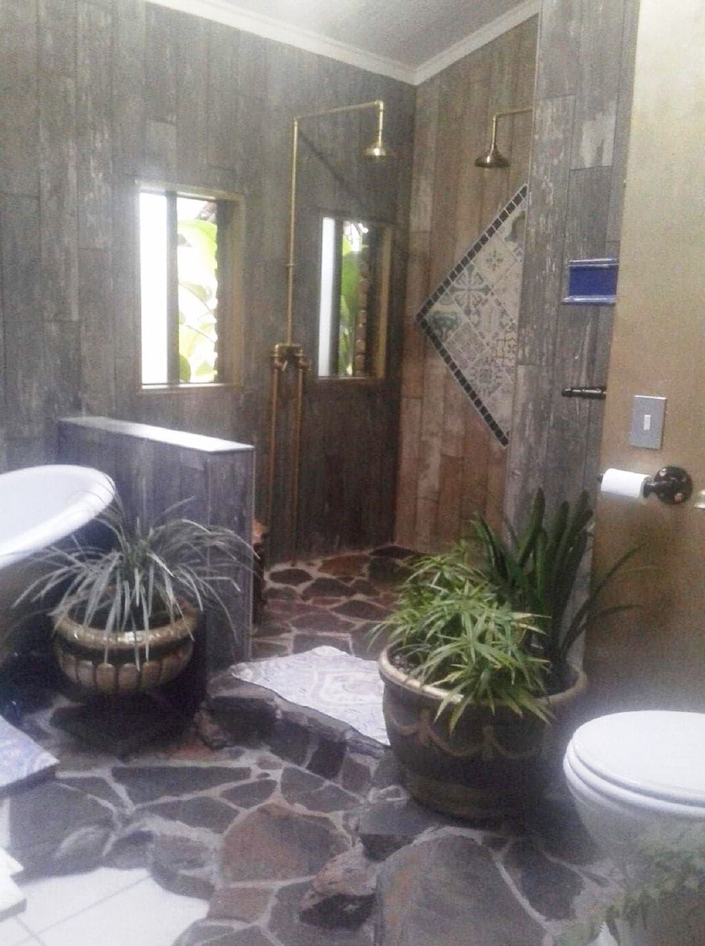 Superior Double Room, Pool View | Bathroom
