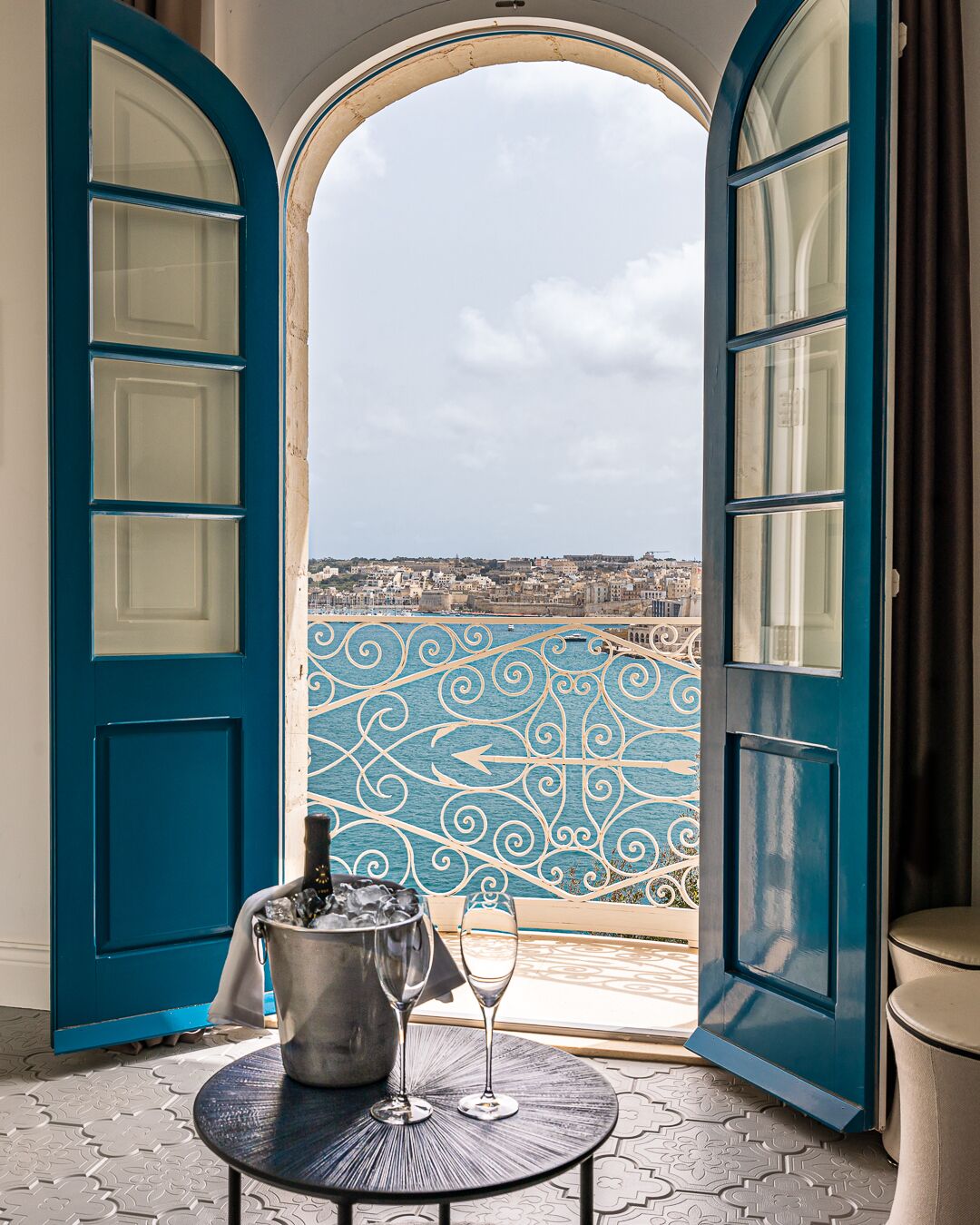 Studio, quang cảnh cảng | Ban công