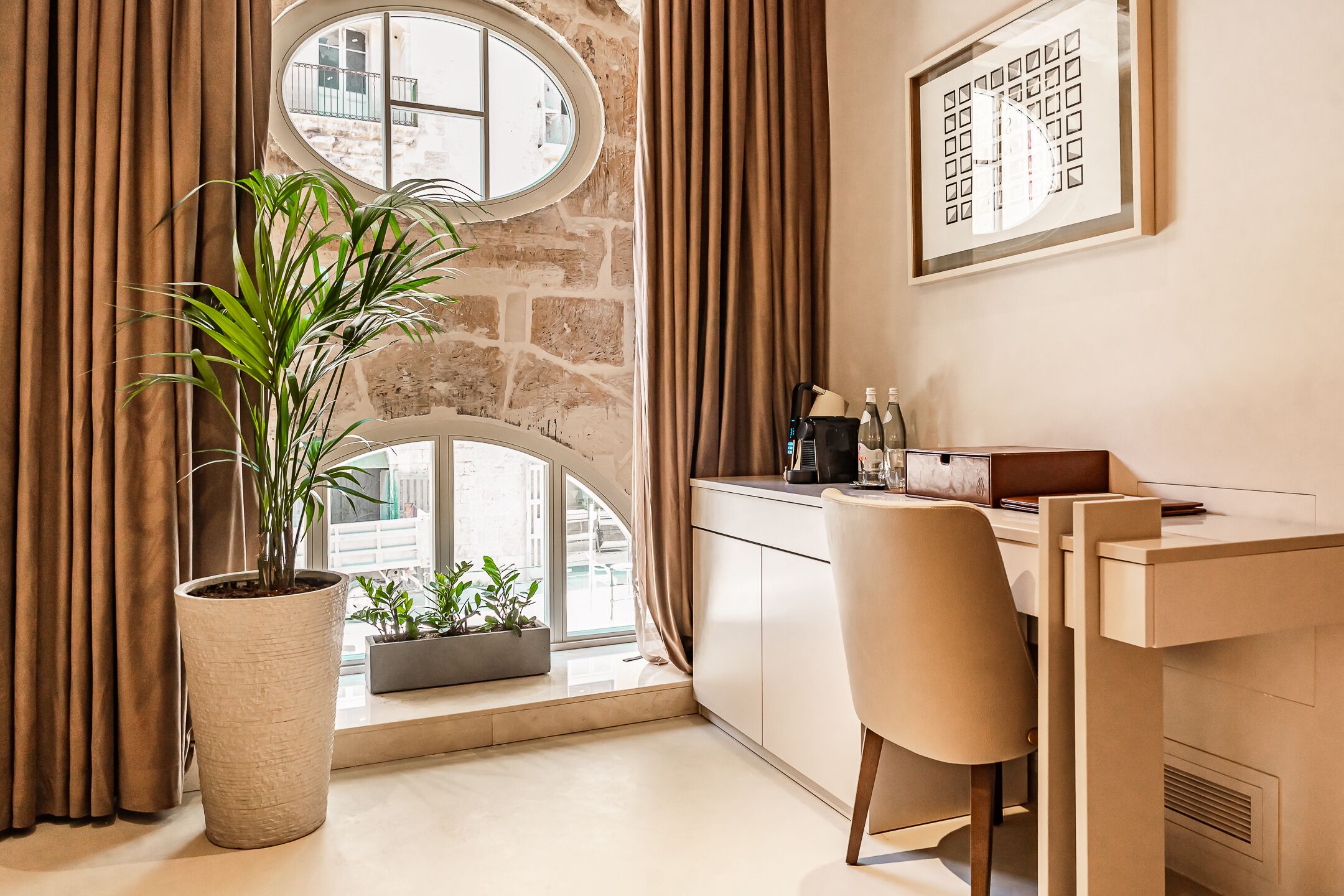 premium bedding, minibar, in-room safe, individually decorated