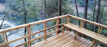 Rustic cabins Pucón Pellín, rustic style, fully equipped.