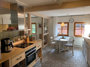 Private kitchen - Ferienwohnung Waldblick (Bleckede)