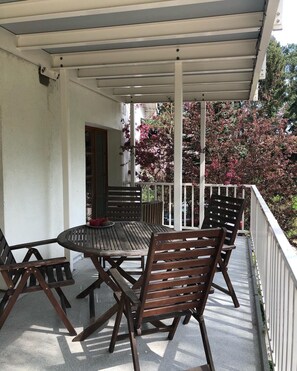 Apartment, 2 Schlafzimmer, Balkon, Gartenblick (incl. EUR 80 Cleaning fee) | Terrasse/Patio