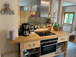 Private kitchen - Ferienwohnung Waldblick (Bleckede)