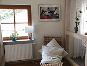 Appart'hôtel, 2 chambres, balcon, vue jardin (incl. EUR 80 Cleaning fee) | Coin séjour