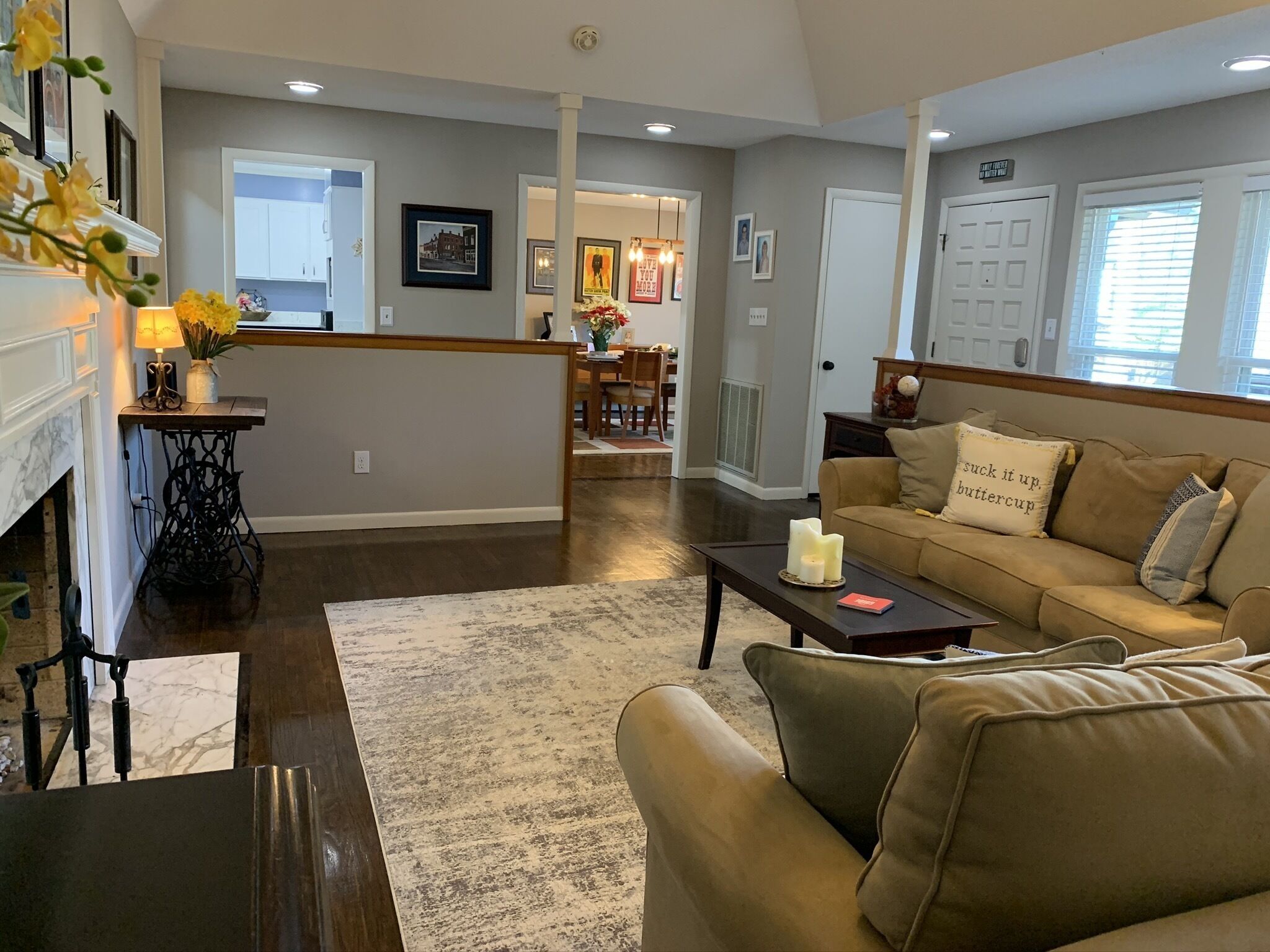 TV connectée, cheminée, jeux vidéo, lecteur de DVD