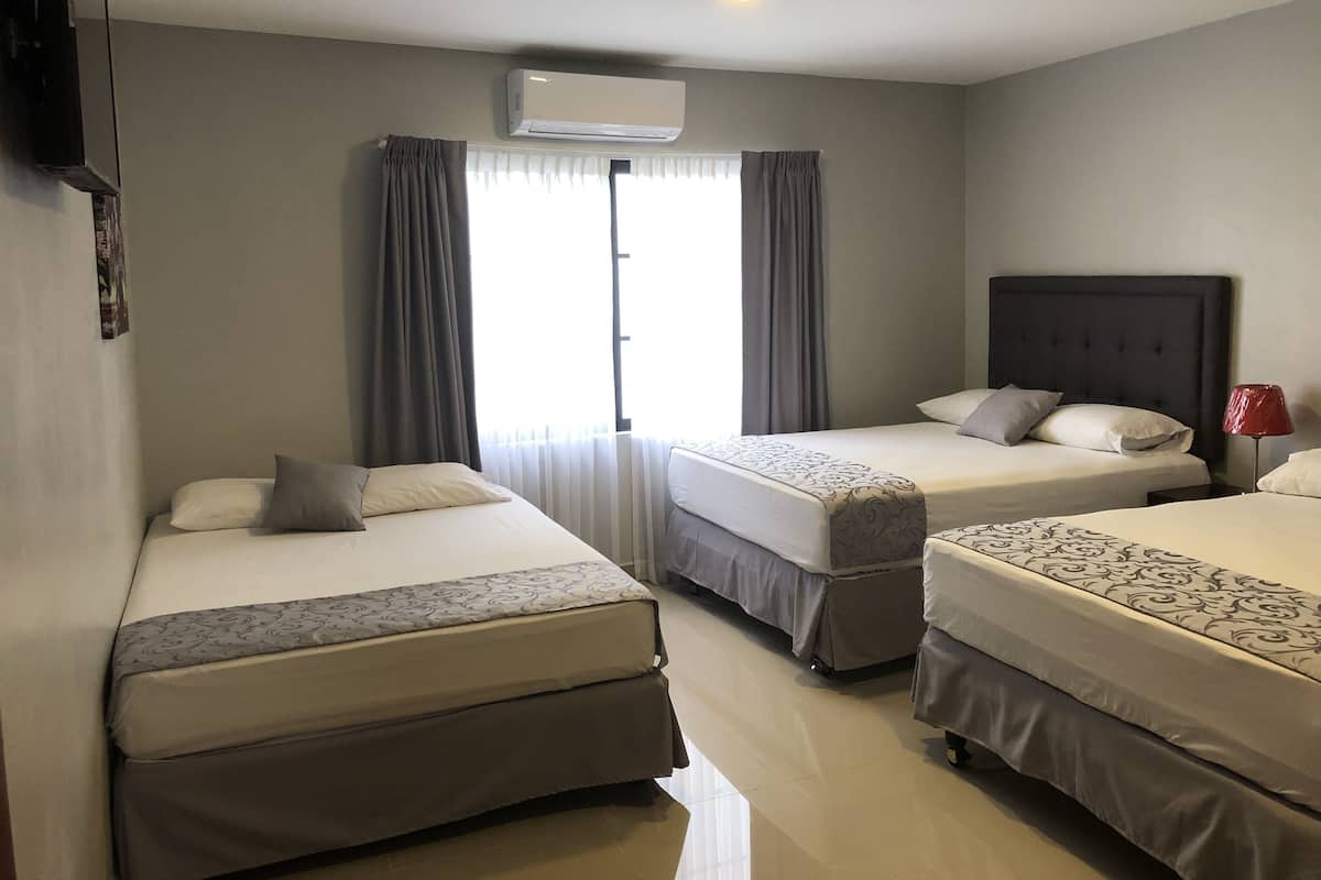 Triple Room, Multiple Beds, Mountain View | WiFi (free), bed sheets