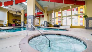 Indoor pool, a heated pool
