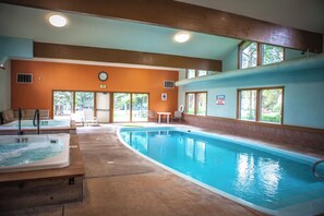 Indoor pool, a heated pool - Walk to Shops - Beautiful Views, On Lake Dillon, Hot Tubs & Pool (Dillon)