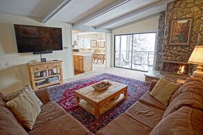 TV, fireplace, stereo - Walk to Shops - Beautiful Views, On Lake Dillon, Hot Tubs & Pool (Dillon)