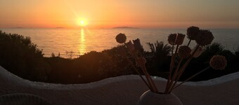 Sunsets in the sea of Sardinia