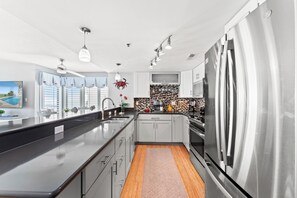 Private kitchen - Updated!!! Crescent Towers II 708,  2 BR Ocean Front Luxury Condo with Pool (North Myrtle Beach)