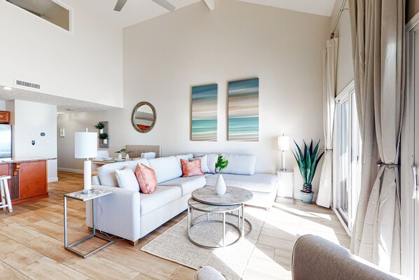 TV, DVD player, stereo