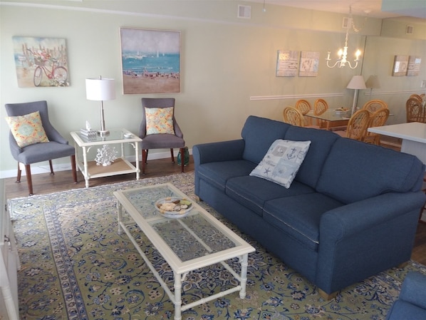 Condo | Living room | TV, DVD player
