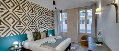 3 slaapkamers, een bureau, een strijkplank/strijkijzer, gratis wifi