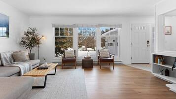 智能电视、壁炉、书