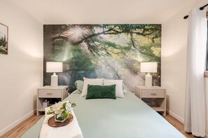 2 bedrooms, iron/ironing board, free WiFi, bed sheets