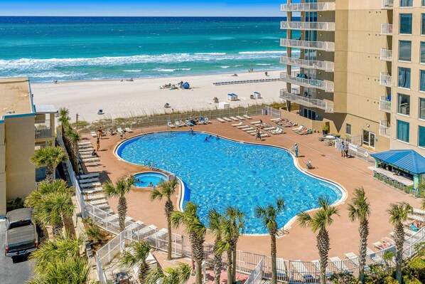 Indoor pool, a heated pool