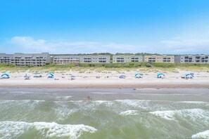 Beach nearby - Resting Beach Face: Ocean View Condo with Community Pool Near Golf Course (Caswell Beach)