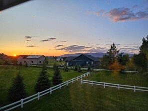 Property grounds - New, clean, charming, roomy house near Glacier Park w/ views! Well appointed. (Columbia Falls)