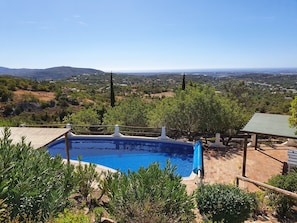Outdoor pool, a heated pool - Casa Estrela, Luxury Algarve Villa, Stunning Views, Private Pool, Gardens, Fibre (Santa Bárbara de Nexe)