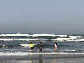 Plage à proximité, chaises longues