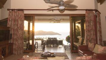 Luxury Villa, 4 Bedrooms, Private Pool, Ocean View | View from room