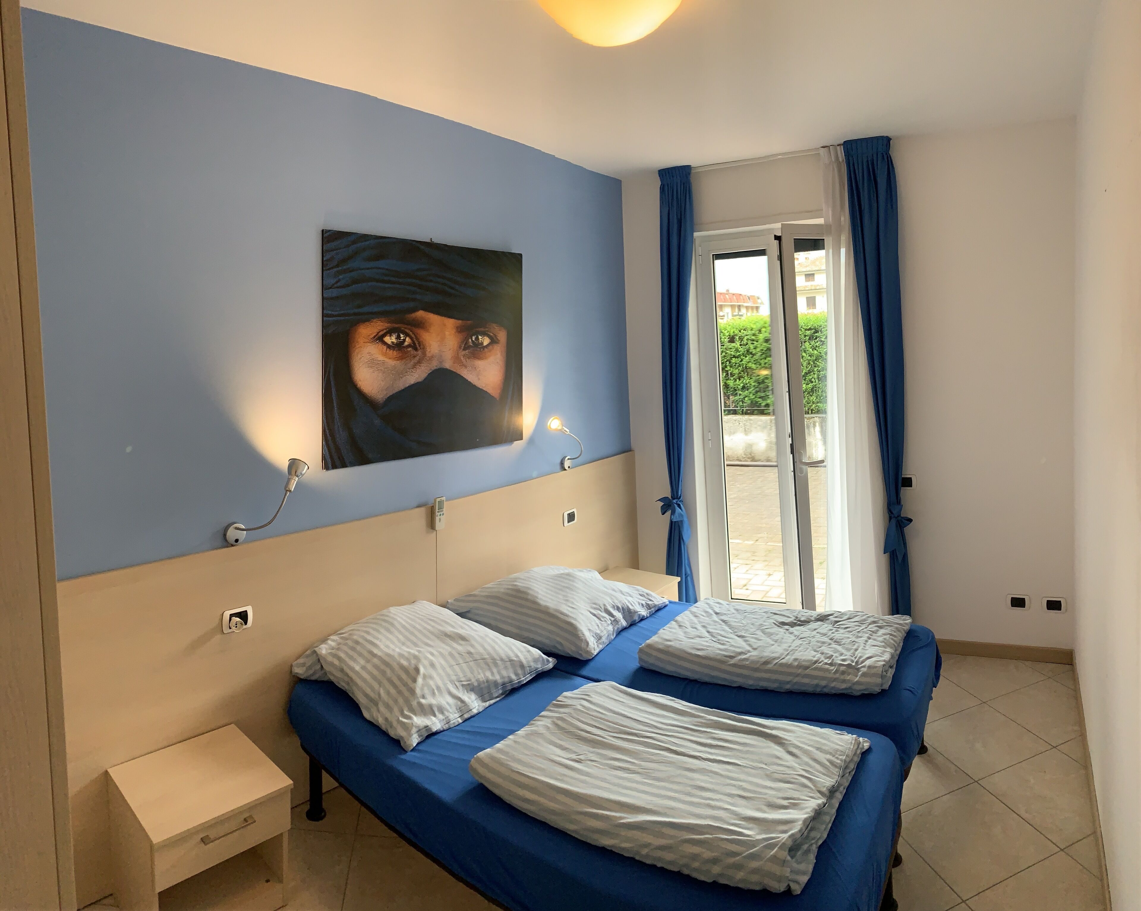 3 habitaciones, tabla de planchar con plancha y wifi 