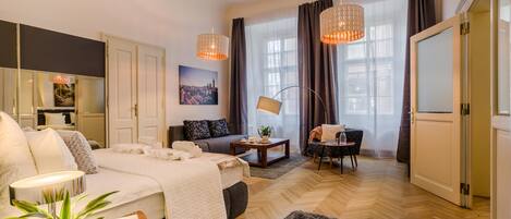 2 Schlafzimmer, Bügeleisen/Bügelbrett, kostenloses WLAN, Bettwäsche