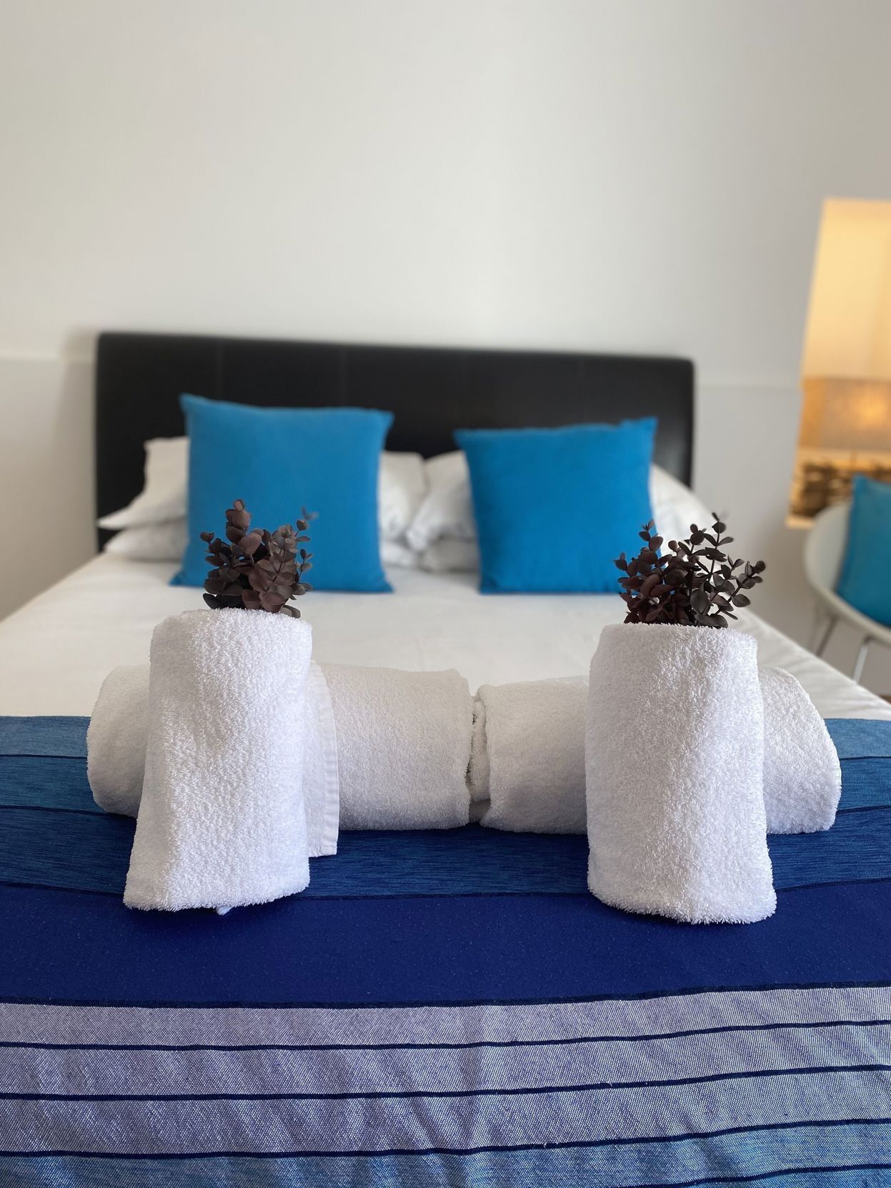 Premium bedding, individually decorated, individually furnished