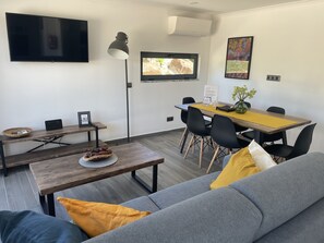 32-inch TV with satellite channels