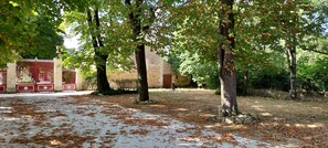 Property grounds - Take a break and unwind by the pool in the serene countryside of Southern France (Chef-Boutonne)
