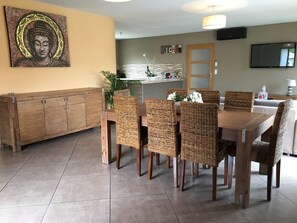 Dining - Villa with swimming pool for 8 people in Moliets et Maa (Moliets-et-Maa)