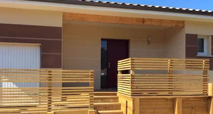 Villa with swimming pool for 8 people in Moliets et Maa