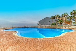 Indoor pool, a heated pool - Gulf-front, 23rd-floor condo with pools, hot tubs, seasonal beach service & gym (Panama City Beach)