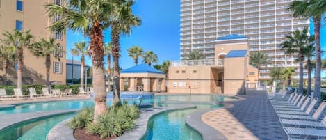 Indoor pool, outdoor pool