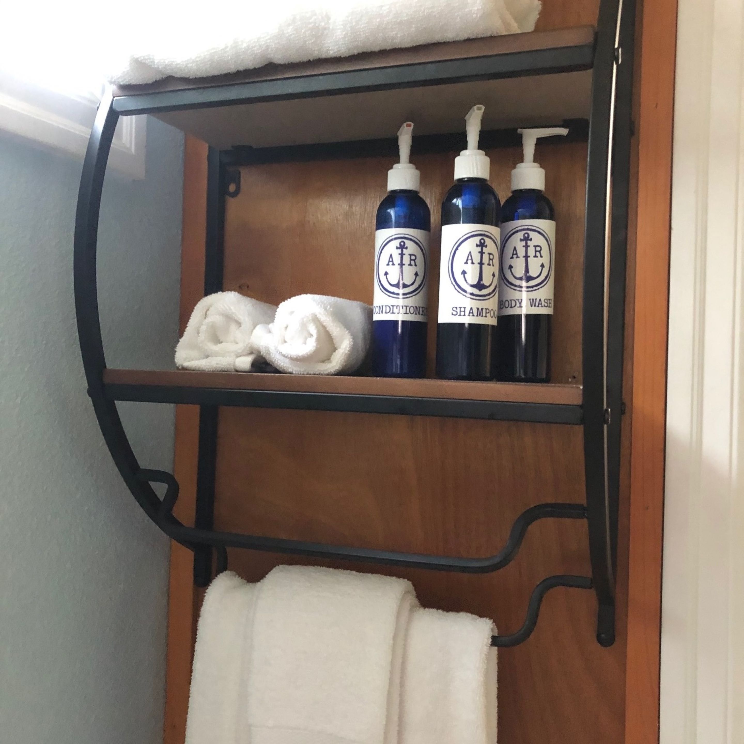 shower, free toiletries, hair dryer, bathrobes