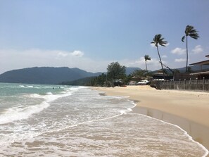 On the beach